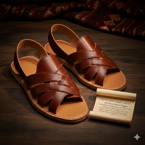 Classic Brown Chappal