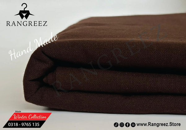 Dark Mocha Brown Khaddar